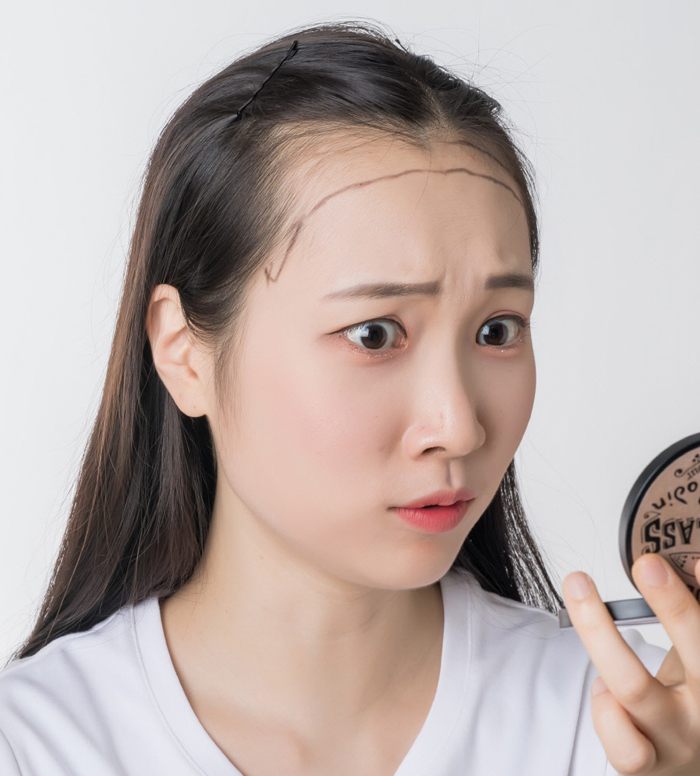 윤헤어라인 디자인 상담 과정